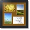 ArtToFrames Collage Photo Picture Frame with 4 - 4x6 inch Openings, Framed in Black with Over 62 Mat Color Options and Regular Glass (CSM-3926-178)